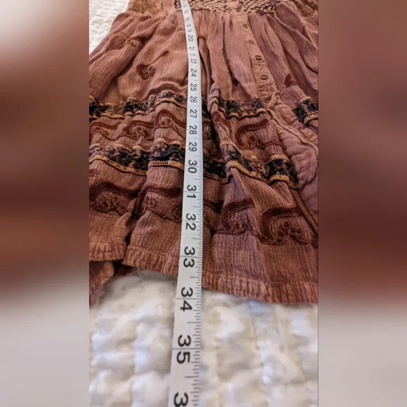 AT FIRST | Vintage 90's Sienna Hippie Dress - Picture 4 of 7